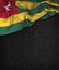 Togo Flag Vintage on a Grunge Black Chalkboard