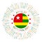 Togo national day badge.