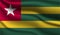 Togo Realistic Modern Flag Design