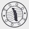 Togo Stamp Postal. Map Silhouette Seal. Passport Round Design. Vector Icon. Design Retro Travel.