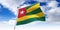 Togo - waving flag - 3D illustration
