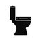Toilet bowl icon vector vector