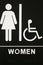 Toilet icon. WC sign restroom sign icon