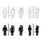 Toilet male and female icon
