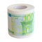 Toilet paper roll of 100 Euro bank notesl isolate