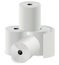 Toilet paper roll blank. White kitchen towel