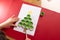 toilet paper roll craft for kids, DIY, Christmas tree fingerprint craft