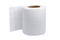 Toilet paper roll isolated on