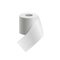 Toilet paper single extended edge roll icon, 3d vector illustration isolated.