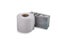 Toilet paper tissue and money of stack 100 US dollars banknote a lot of on white background