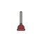 Toilet plunger filled outline icon