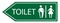 Toilet signage vector