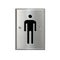 Toilet symbol man rectangle