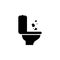 toilet trash icon. Simple glyph vector of universal set icons for UI and UX, website or mobile application