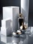 Toiletry and Cosmetic Containers in Silver and Gold Metallic Colors