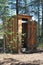 Toilets in the woods