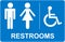 Toilette sign