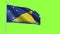 Tokelau Flag Slow Motion