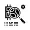 token development ico glyph icon vector illustration