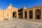 Toki Sarrofon indoor market of the XVI century at sunny day, Bukhara, Uzbekistan.