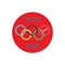 Tokyo 2020 coronavirus Olympic rings Japanese flag