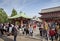 TOKYO - CIRCA JUNE, 2016: Sensoji-ji Red Japanese Temple in Asakusa, Tokyo, Japan on May 16,2016