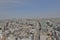 Tokyo city skyline. Bunkyo ward aerial view