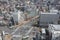 Tokyo city skyline. Bunkyo ward aerial view