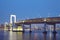 Tokyo city view,Rainbow bridge