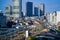 Tokyo cityscape with railways metro system, top view from Tokyo Skytree. Tokyo, Japan