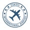 Tokyo International Airport logo.