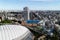 Tokyo, Japan - 08/16/2018: An aeiral view of Bunkyouku in Tokyo,