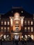 Tokyo, Japan - 1 2 20: The front of Tokyo station`s famous brick building at night