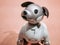 TOKYO, JAPAN - APR 14, 2019 : Aibo Robotic pets designed and manufactured by Sony Robot interaction with people