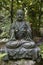 Tokyo, Japan - Buddha statue in the garden of the Nezu museum