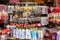 TOKYO, JAPAN - OCTOBER 31, 2017: Japanese souvenirs in the store. Close-up.