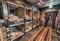 TOKYO - JUNE 1, 2016: Interior of capsule hotel in city center.