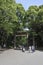 Tokyo Meiji Jingu largest wooden Torii