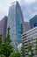 Tokyo Mode Gakuen - the famous Cocoon Tower in Shinjuku - TOKYO, JAPAN - JUNE 17, 2018