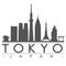 Tokyo Silhouette Design City Vector Art