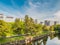 Tokyo Skyline in the Imperial Palace East Gardens, Japan