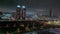 Tokyo skyline at night - aerial view - TOKYO, JAPAN - JUNE 12, 2018