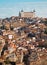 Toledo - Alcazar and town in morning
