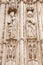 Toledo - Apostle Paul and Jacob from south gothic portal of Cathedral Primada Santa Maria de Toledo