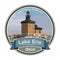 The Toledo Harbor Lighthouse in Lake Erie near Toledo, Ohio