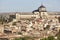 Toledo skyline with antique houses and Tavera hospital