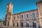 Toledo, Spain, March 27, 2019. Horizontal view of the Chapel located in the Toledo train station