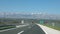 toll road with mountains on the background Croatia