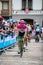 Tolmezzo, Italy May 20, 2018: Professional Cycling shortly before a hard montain stage