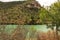 Tolosa reservoir surrounded by vegetation and mountains